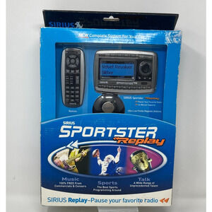 Sirius Sportster Replay SP-TK2 Satellite Radio w/ Car Kit - New-in-Box - SEALED!